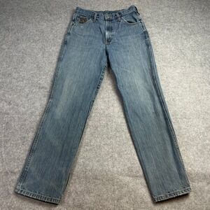 Cinch Mens Jeans 31 x 32 Blue Denim Relaxed Fit Medium Wash Straight Leg Cowboy